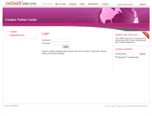 Tablet Screenshot of cpc.casaas.com